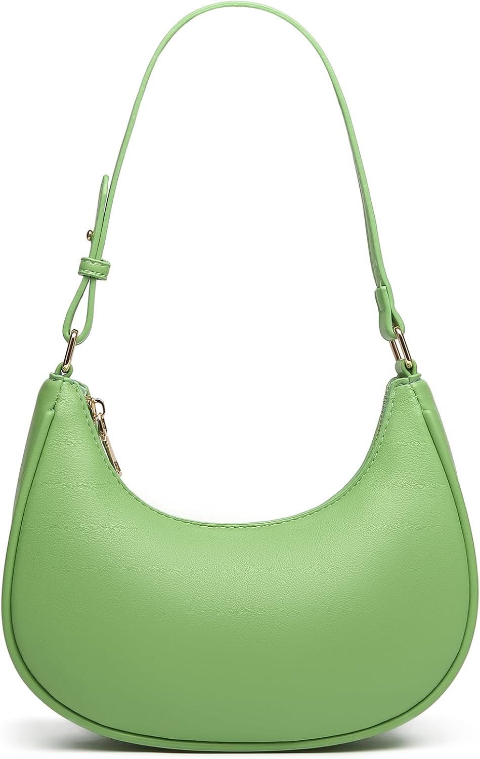 WuliTown Shoulder Bags for Women, Cute Hobo Tote Handbag Mini Clutch Purse with Zipper Closure