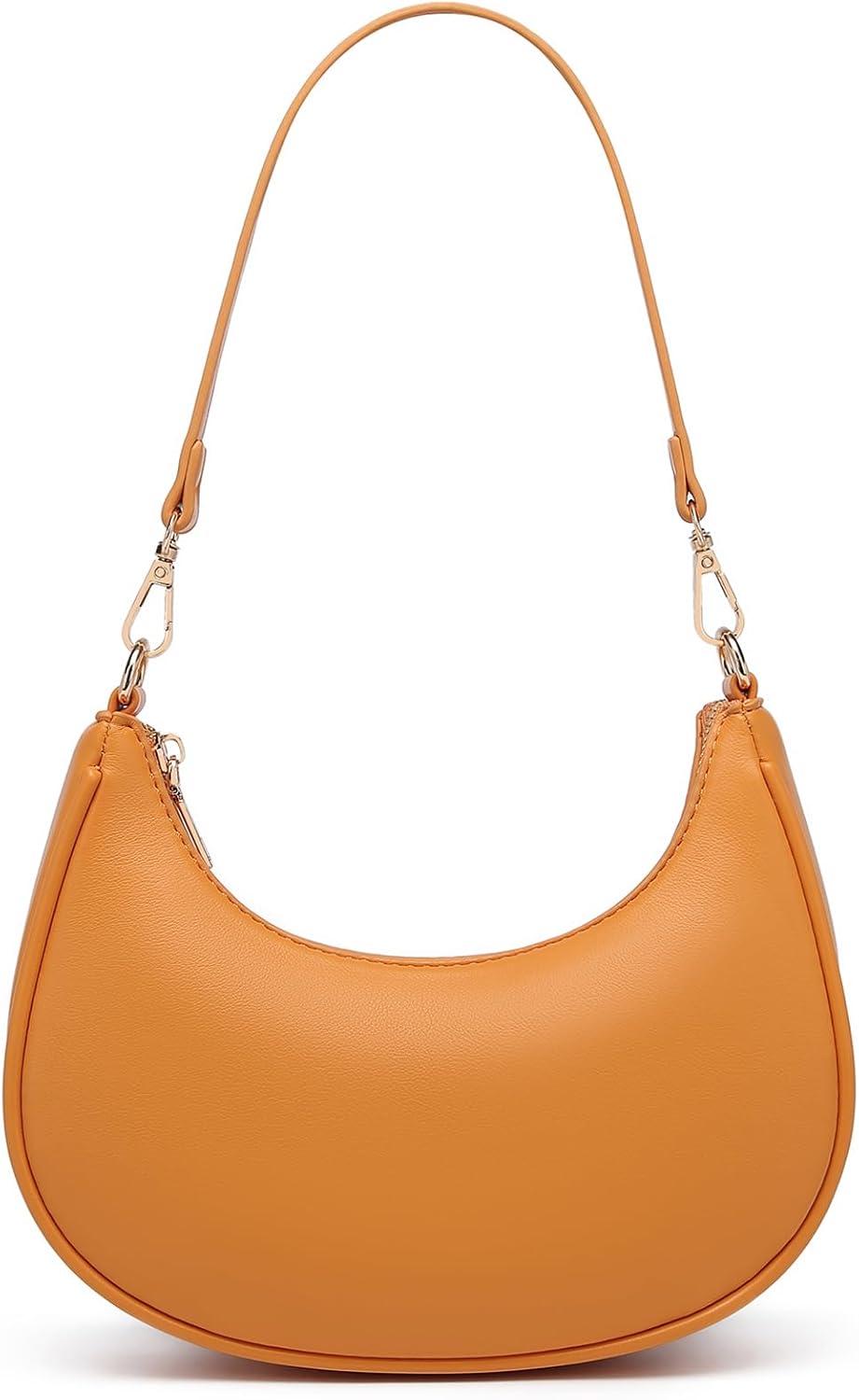 WuliTown Shoulder Bags for Women, Cute Hobo Tote Handbag Mini Clutch Purse with Zipper Closure