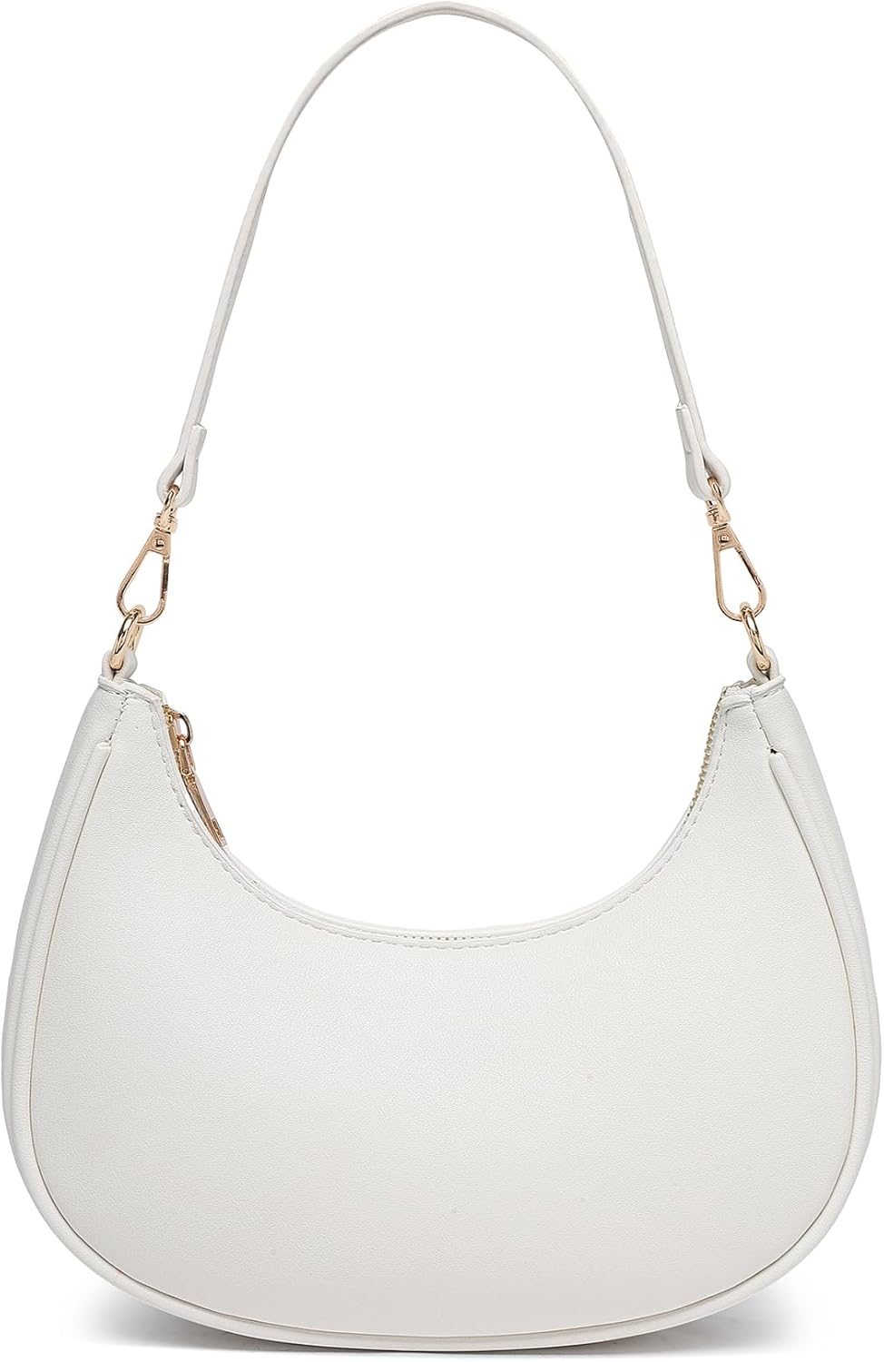 WuliTown Shoulder Bags for Women, Cute Hobo Tote Handbag Mini Clutch Purse with Zipper Closure